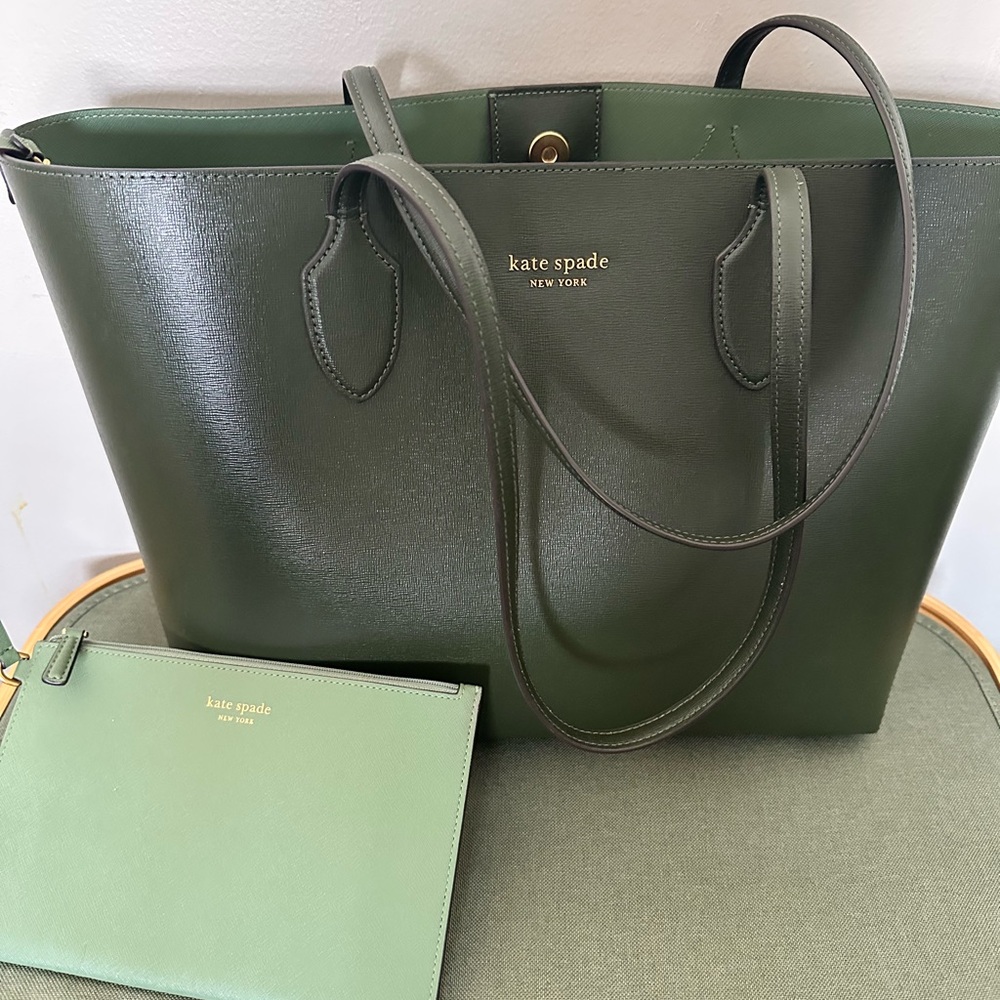 Kate Spade Green Tote Bag